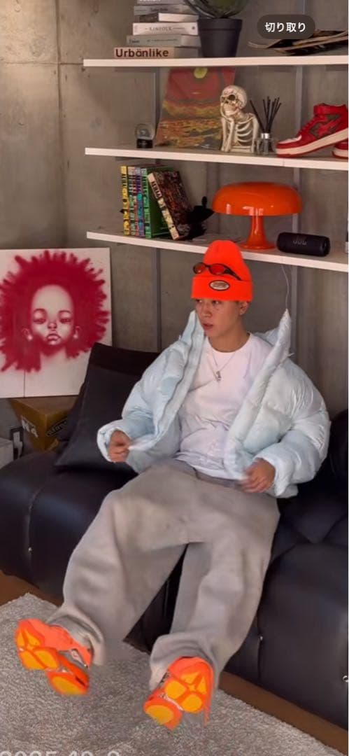 かつきくん着用　trend vision Mサイズ　ライトブルー