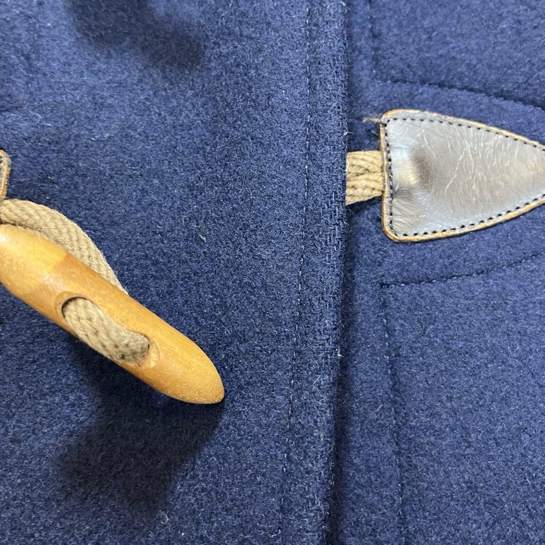 VANジャケット　ダッフルコート　ネイビー　M ヴィンテージ　ウール100%