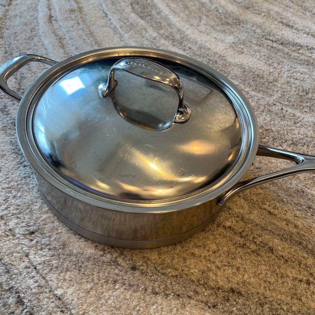 Demeyere デメイエレ24cmソテーパン蓋付き 7層2.4リットル片手鍋