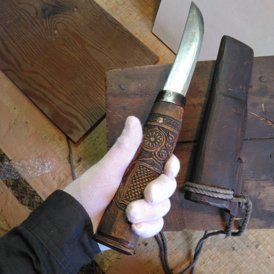 アイヌマキリ　タシロ　山刀骨董