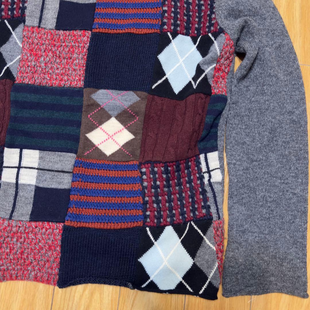 トップス COMME des GARCONS Shirt Patchwork Knit