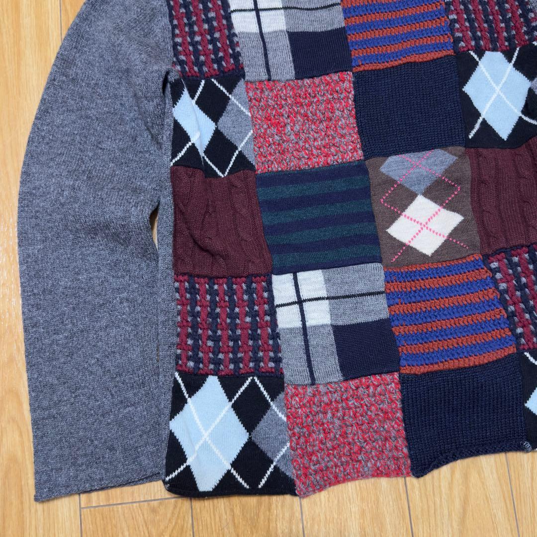 トップス COMME des GARCONS Shirt Patchwork Knit