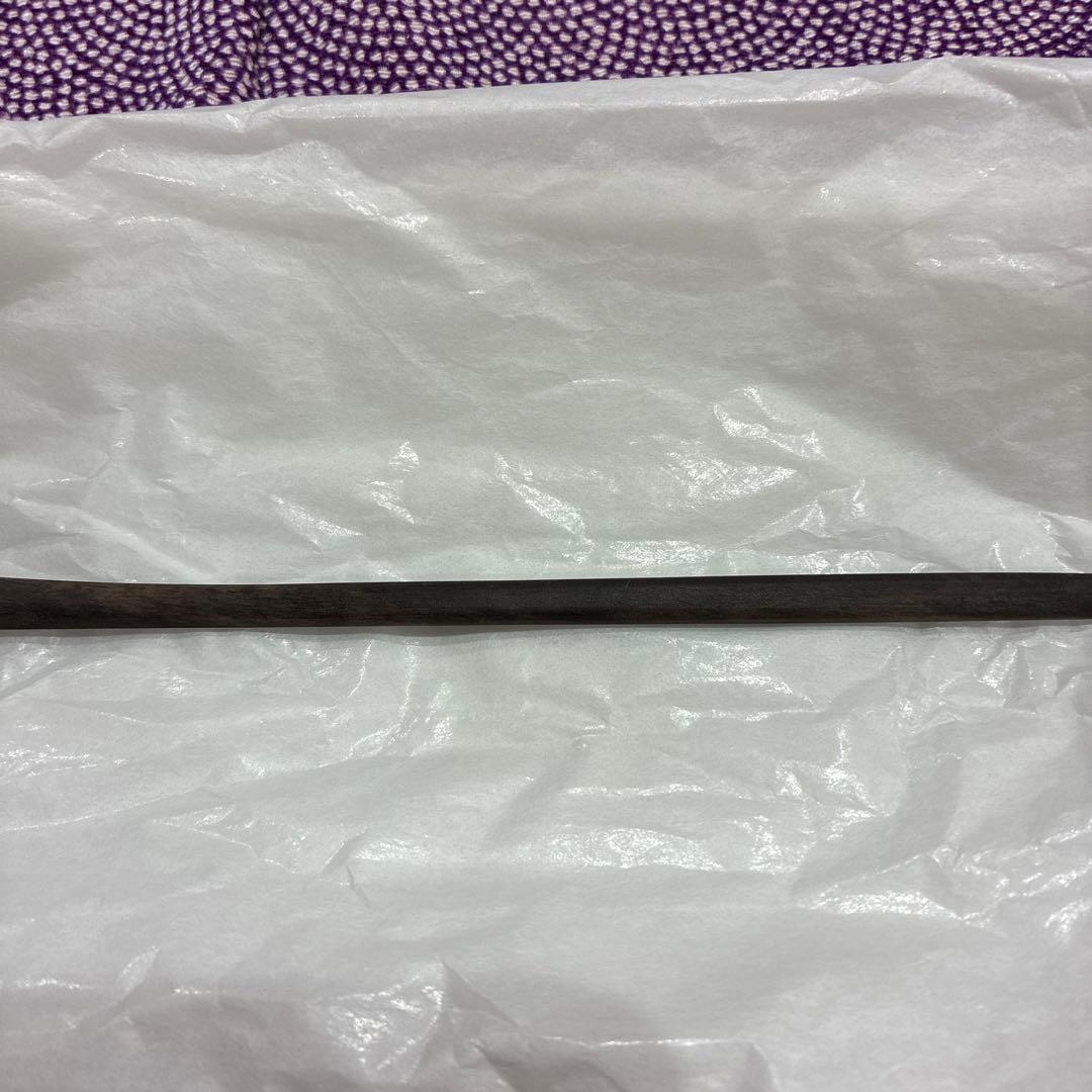 おかや木芸　黒柿　茶杓