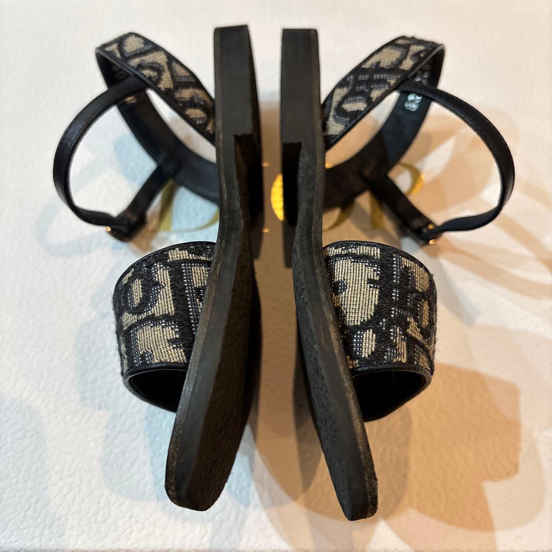 Dior 黒 サンダル 超美品　17cm