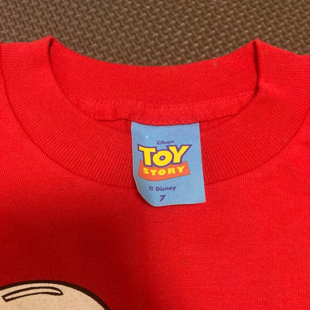 ヴィンテージ 古着　キッズ トイ・ストーリー Tシャツ 赤
