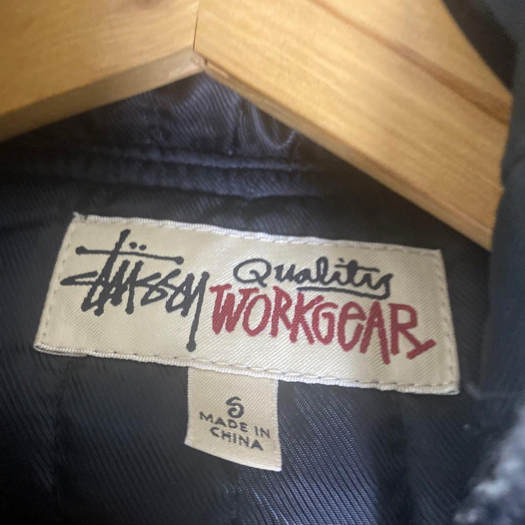 ジャケット・アウター STUSSY WORK JACKET WOOL PLAID