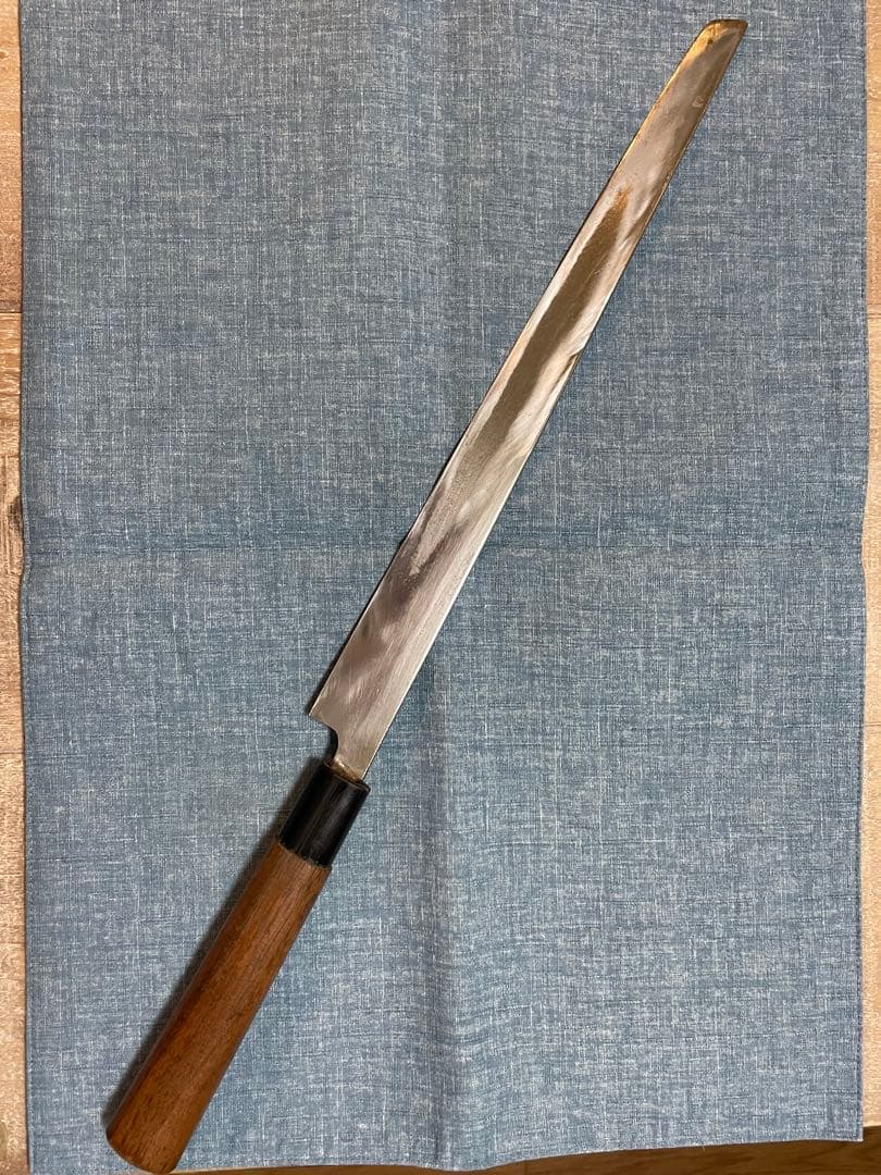 源忠寛最上作　尺　先丸柳刃　ヴィンテージ