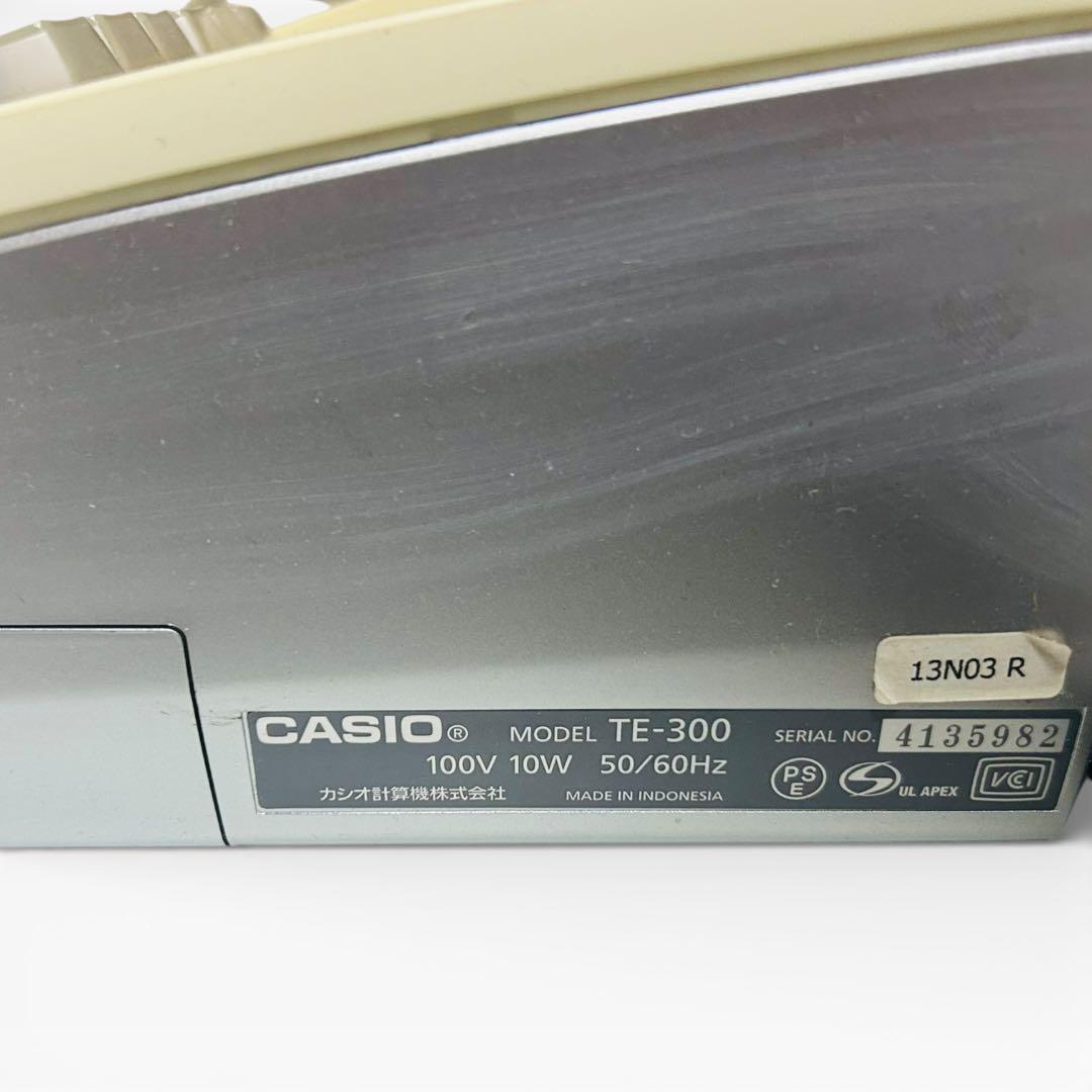レジスター TE-300 CASIO