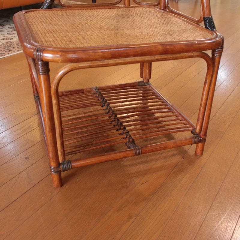 コーナーラック ラタン 籐家具 ナチュラルスタイル 棚 お洒落 214-1345
