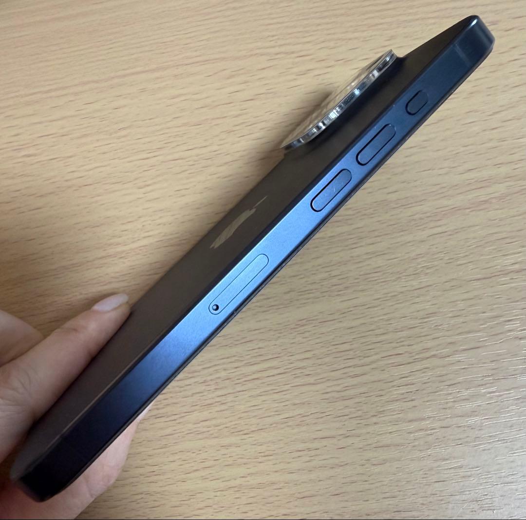 Apple iPhone 15Pro 128GB ブルーチタニウム　90%