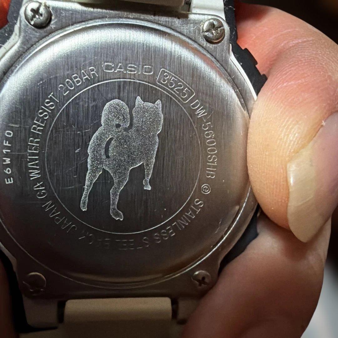 CASIO G-SHOCK DW-5600SHB-1JR 柴犬モデル