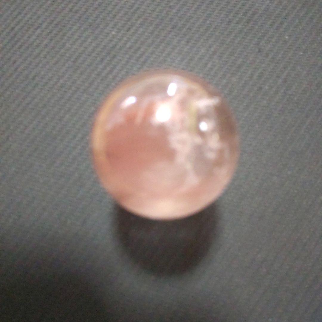 レッドルチルクォーツ スフィア ふわっとした極細針