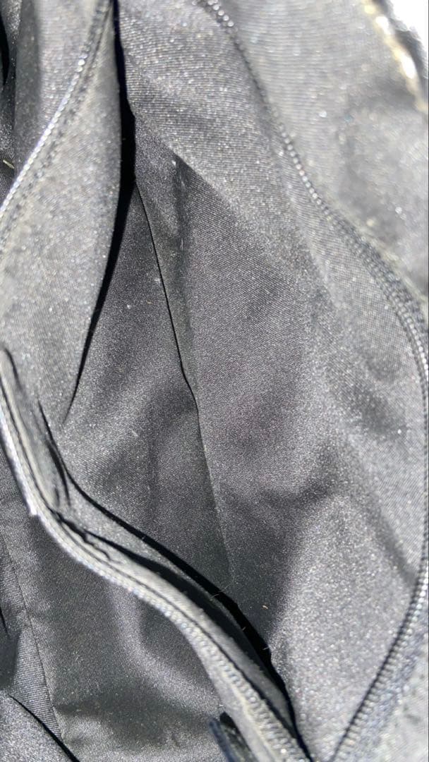 GUCCI トートバッグ GG柄　ナイロン　ブラック　手持ち　レザー