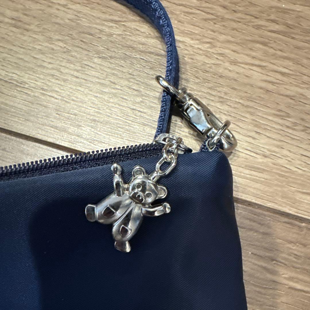 学校フェイラー　ネイビー スマホショルダーバッグ ハイジ柄