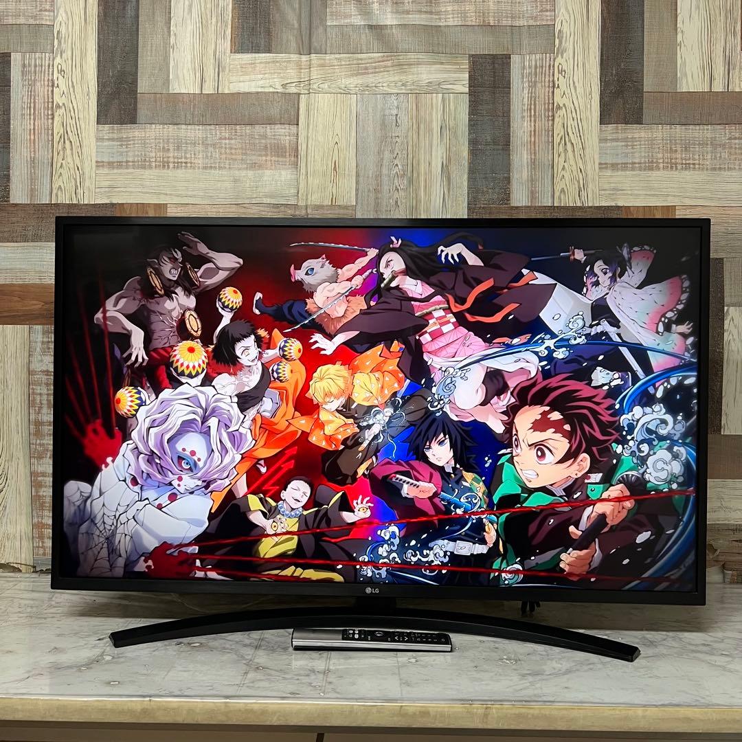 即日受渡❣️全国送料込 LG 43V型4Kチューナ内蔵テレビ、ネット視聴多数