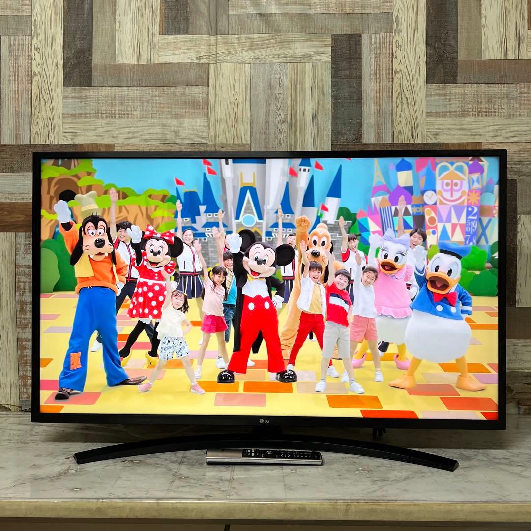 即日受渡❣️全国送料込 LG 43V型4Kチューナ内蔵テレビ、ネット視聴多数
