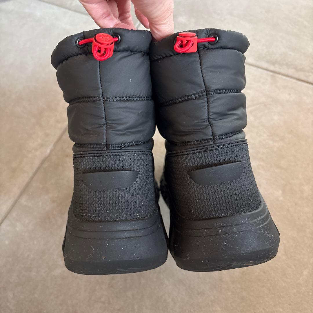 HUNTER レディース ショート スノーブーツ防寒シューズ black