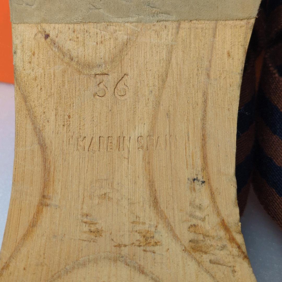 HERMES エルメス サンダル サイズ36 23cm 木製ソール 箱 保存袋付