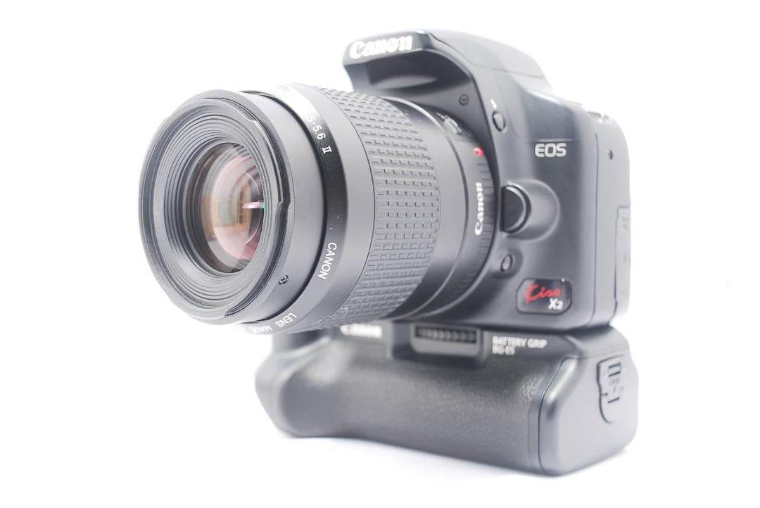 【S数6962】Canon kiss X2✨バッテリーグリップ・スマホ転送セット
