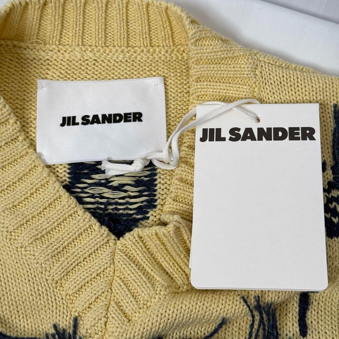 【定価18万】JILSANDER ジルサンダー ニット Vネック ベスト 46