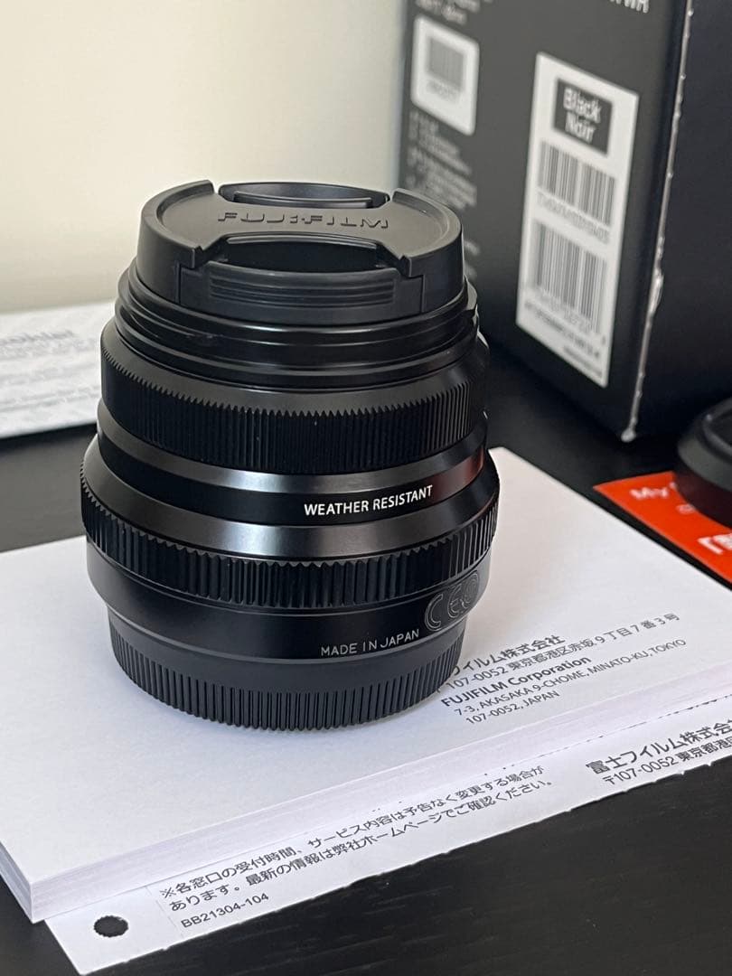 Fujifilm XF35mmF2 R WR レンズ 43mm