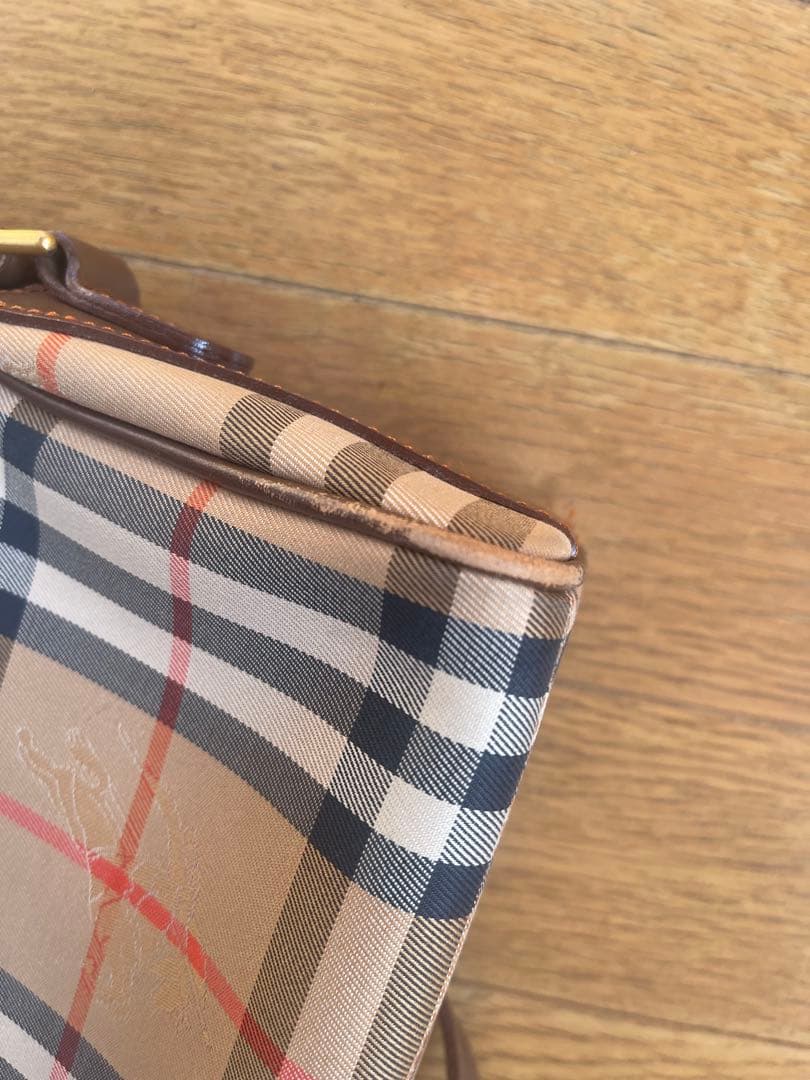 バーバリー ノバチェック ショルダーバッグ ヴィンテージ 正規品