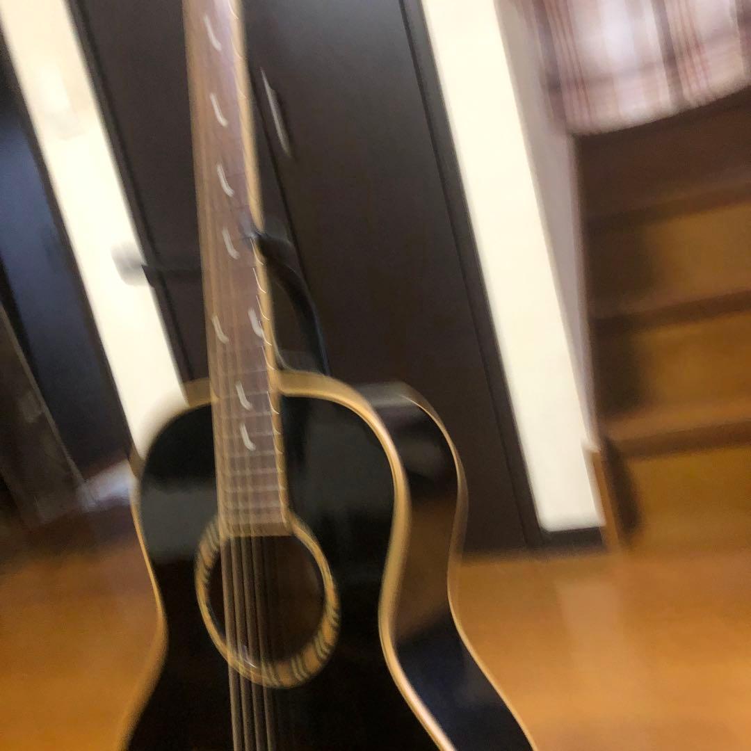 アコースティックギター ブラック 6弦