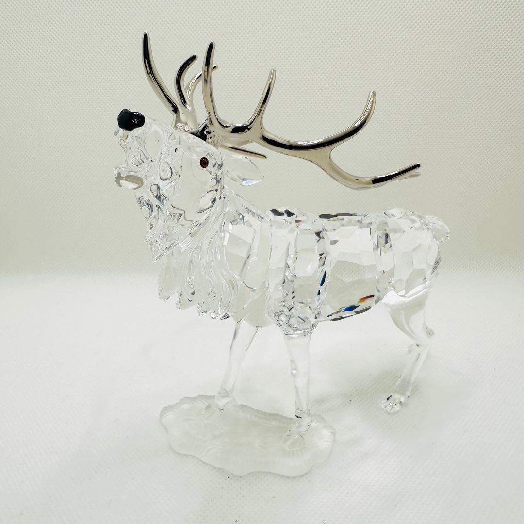 【希少 廃盤品】スワロフスキー 雄ジカ 291431 STAG 置物 オブジェ