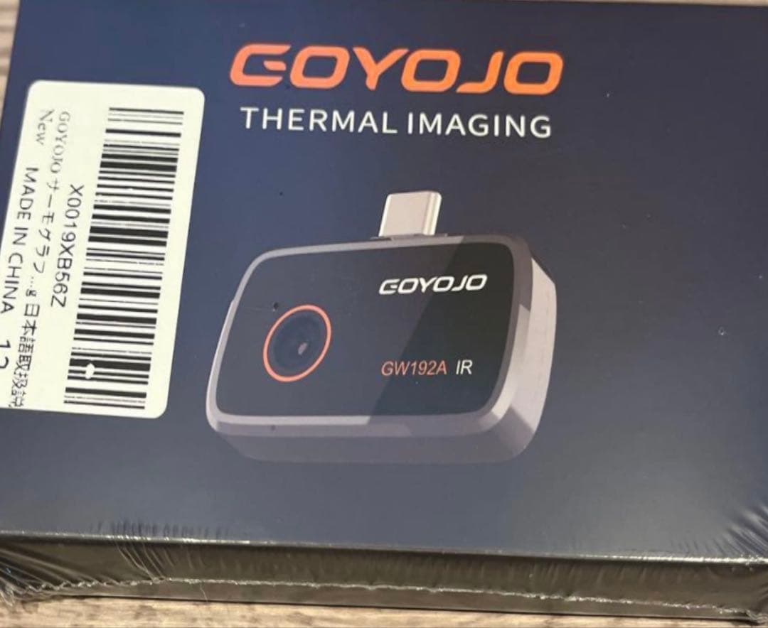 GOYOJOサーモグラフィー サーマルカメラ 赤外線カメラ 日本語取扱説明書付き