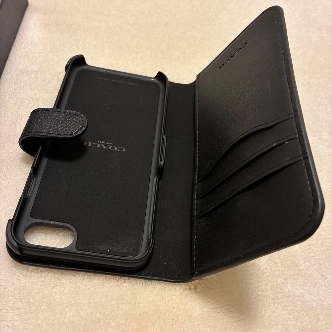 COACH iPhone SE/8/7用手帳型ケース 美品　11月特価 レア