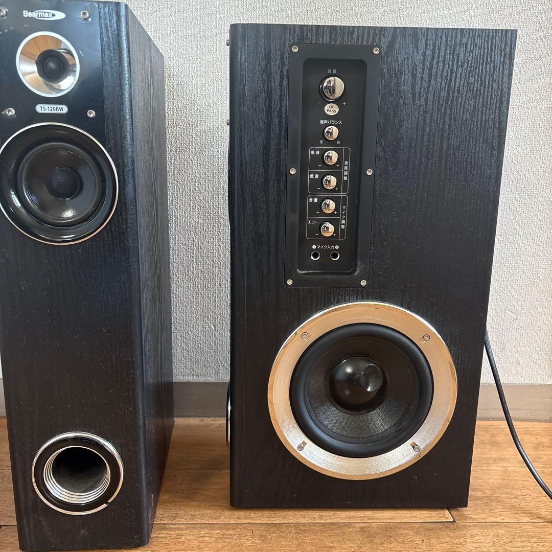 Bearmax TS-120BW アンプ内蔵タワースピーカー