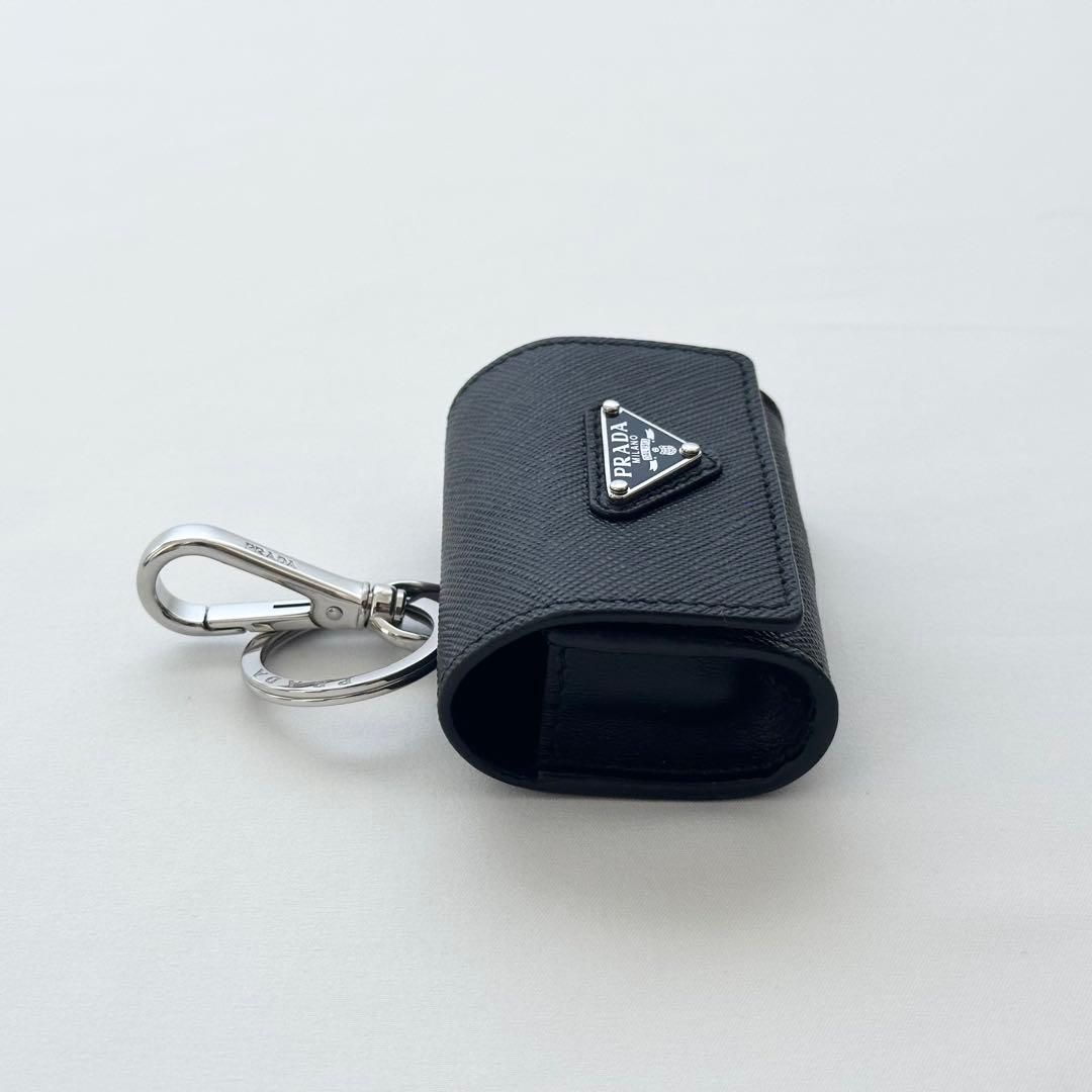 【美品】PRADA AirPods ケース サフィアーノトライアングル