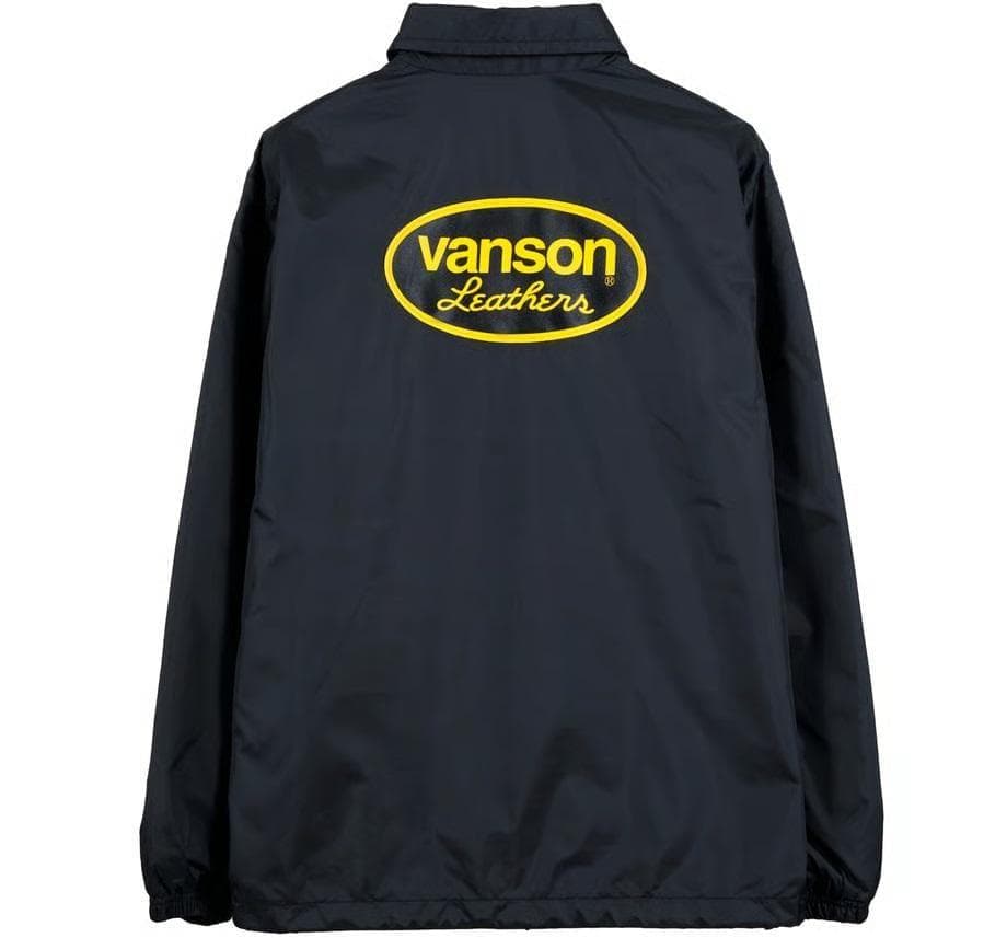 VANSON × MASSES NYLON JKT コーチ ジャケット 黒 S