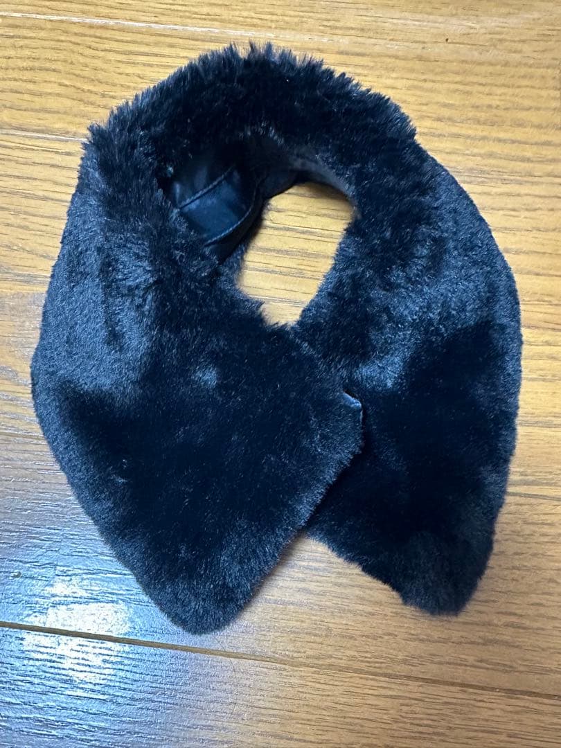 最終価格◇ROPE 2wayエコファー付け襟 メルトン Aライン ミドルコート