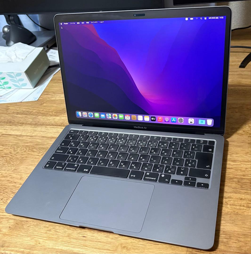 MacBook Air, M1, 13インチ スペースグレー