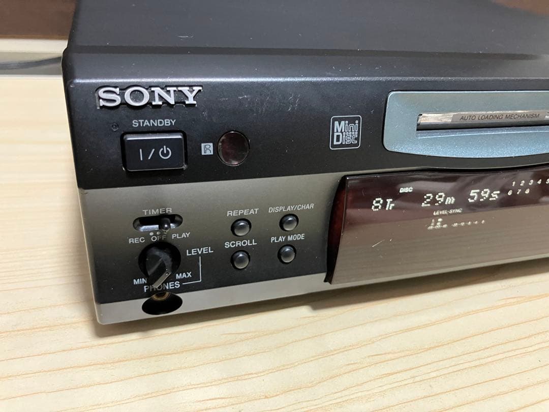 SONY ソニー　MDデッキ　MDS-S39 メンテナンス済