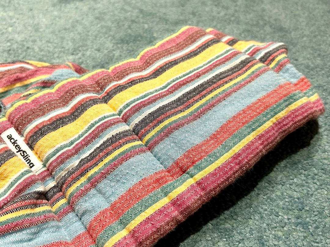 【値下げ】アッキースリング ackeysling ストライプ スリング 抱っこ紐