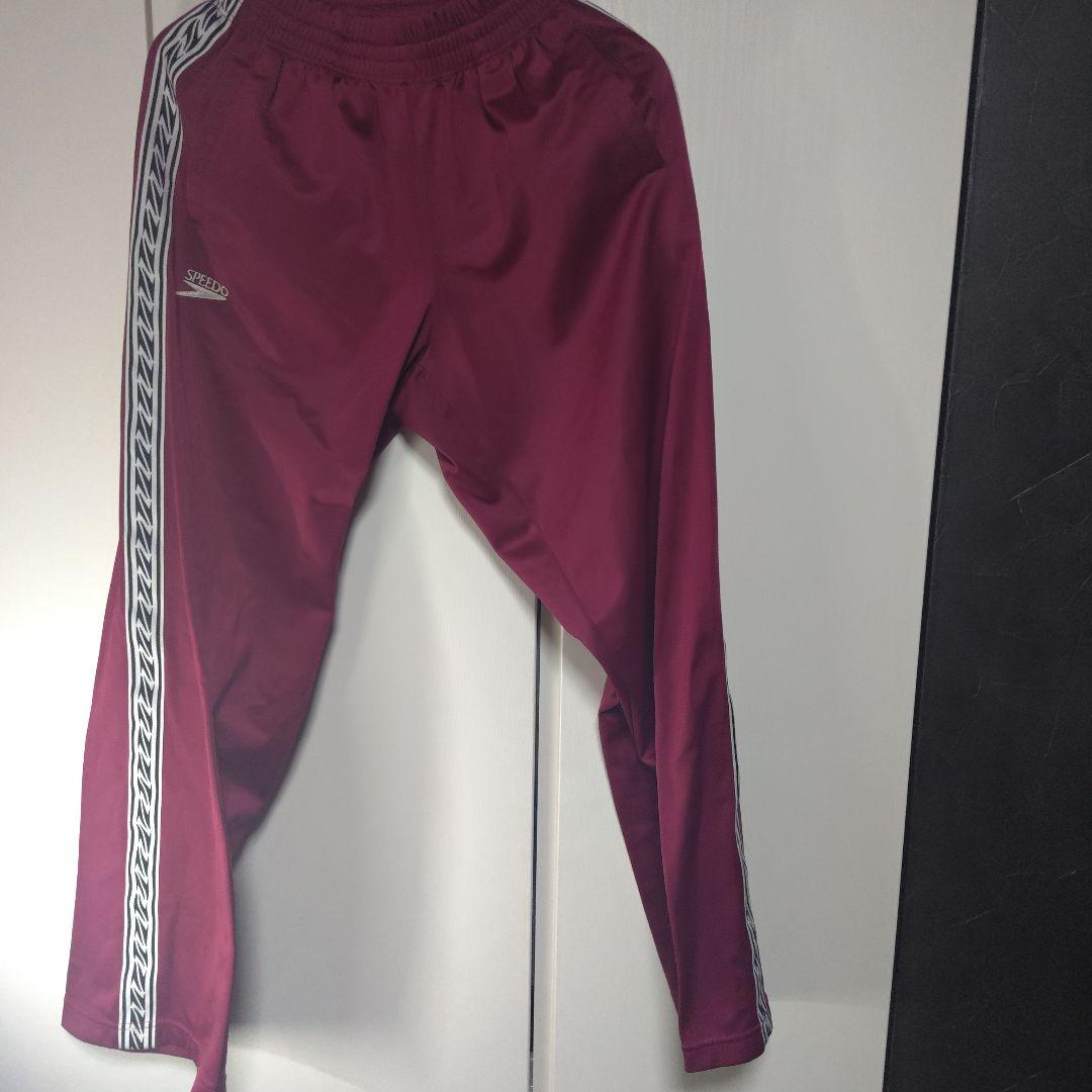 【閲覧数137】【上O下L】SPEEDO ワインレッド ジャージ