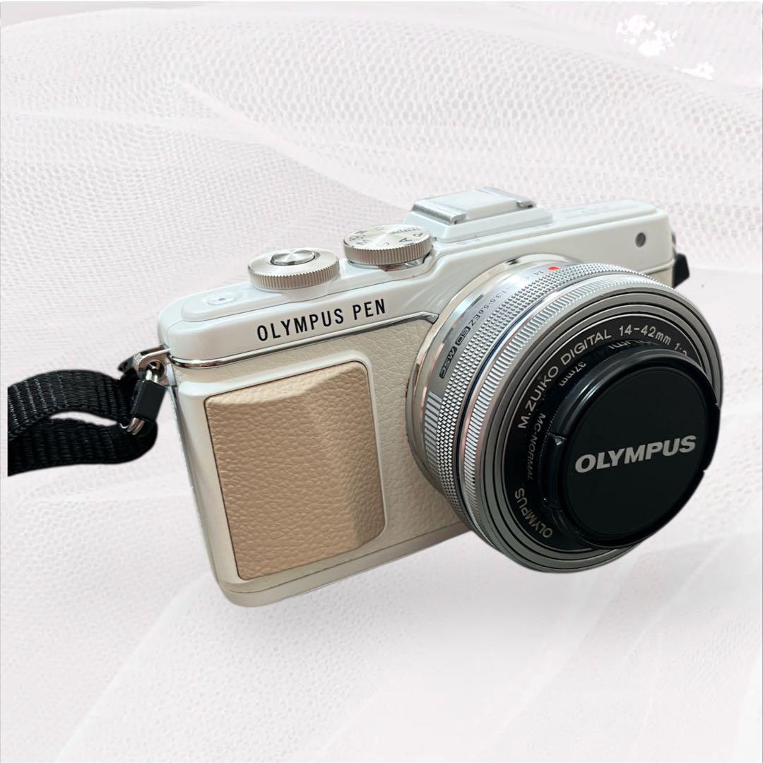 OLYMPUS PEN E-PL7 ボディー ホワイト 14-42mm レンズ付
