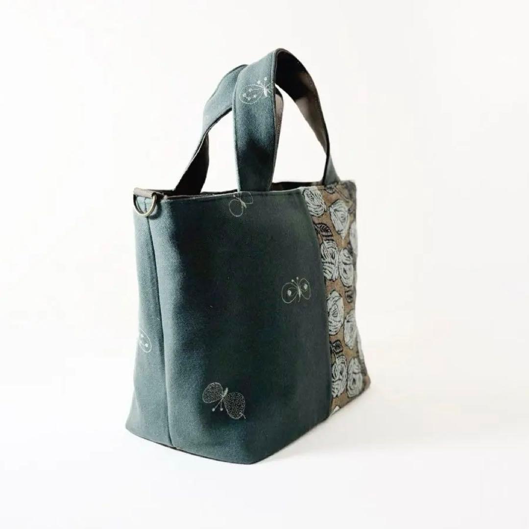 j*n様 ミナペルホネン＊トートバッグ＊rosy ＋choucho＋pomppi