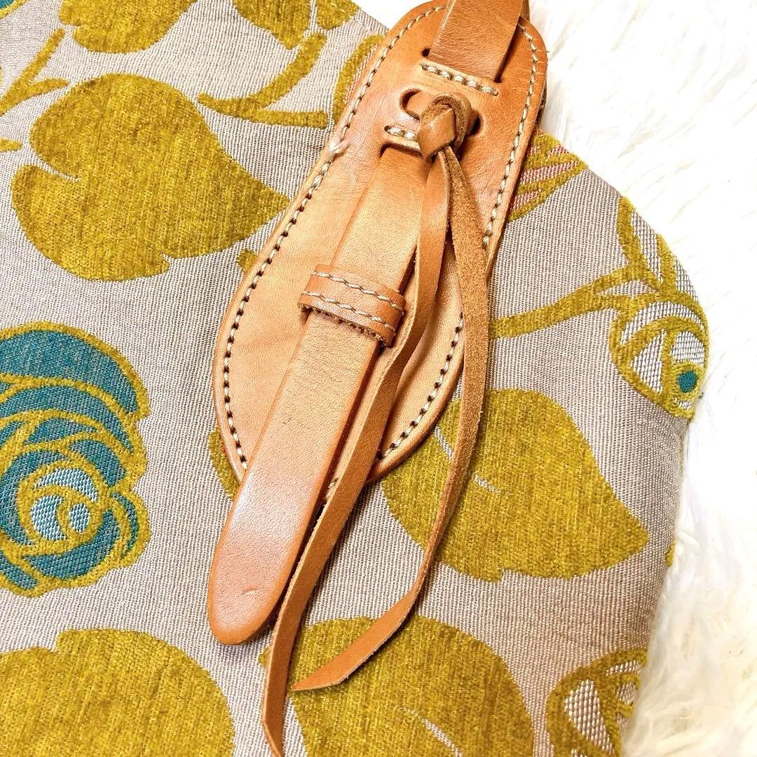 ハンドメイド✨ミナペルホネンロージーミニラウンドハンドバッグ　花柄