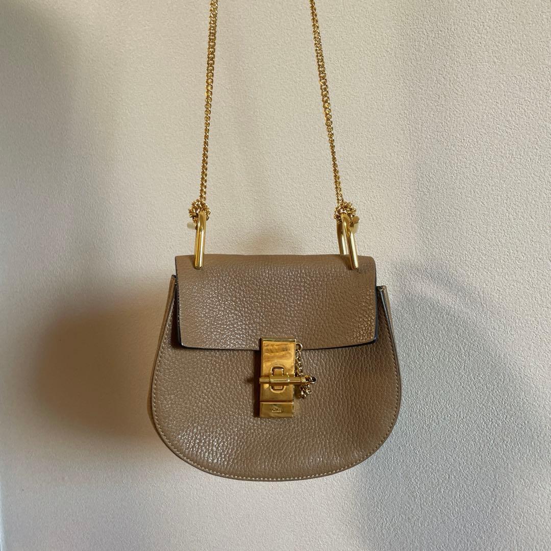 Chloé ショルダーバッグ ベージュ　ドリュー