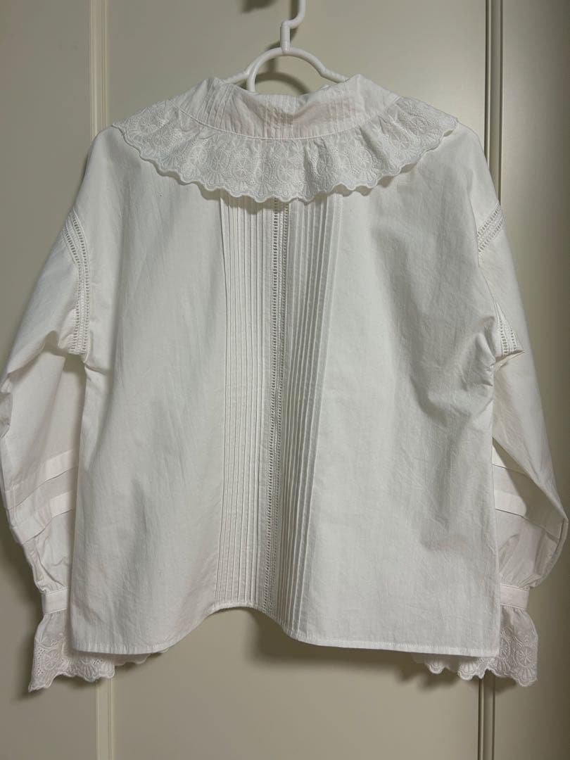 Dot and Stripes CHILD WOMAN ブロードレース ブラウス