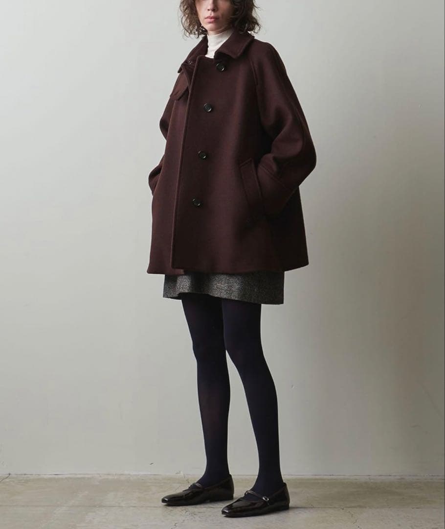 Steven Alan スティーブンアラン　ウールビーバーテントショートコート