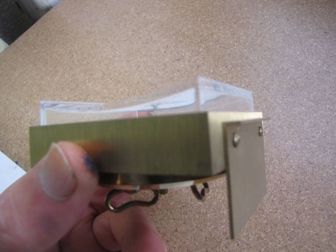 【cc29】JAZ 置時計 シンプルデザイン ゼンマイ式時計　未使用