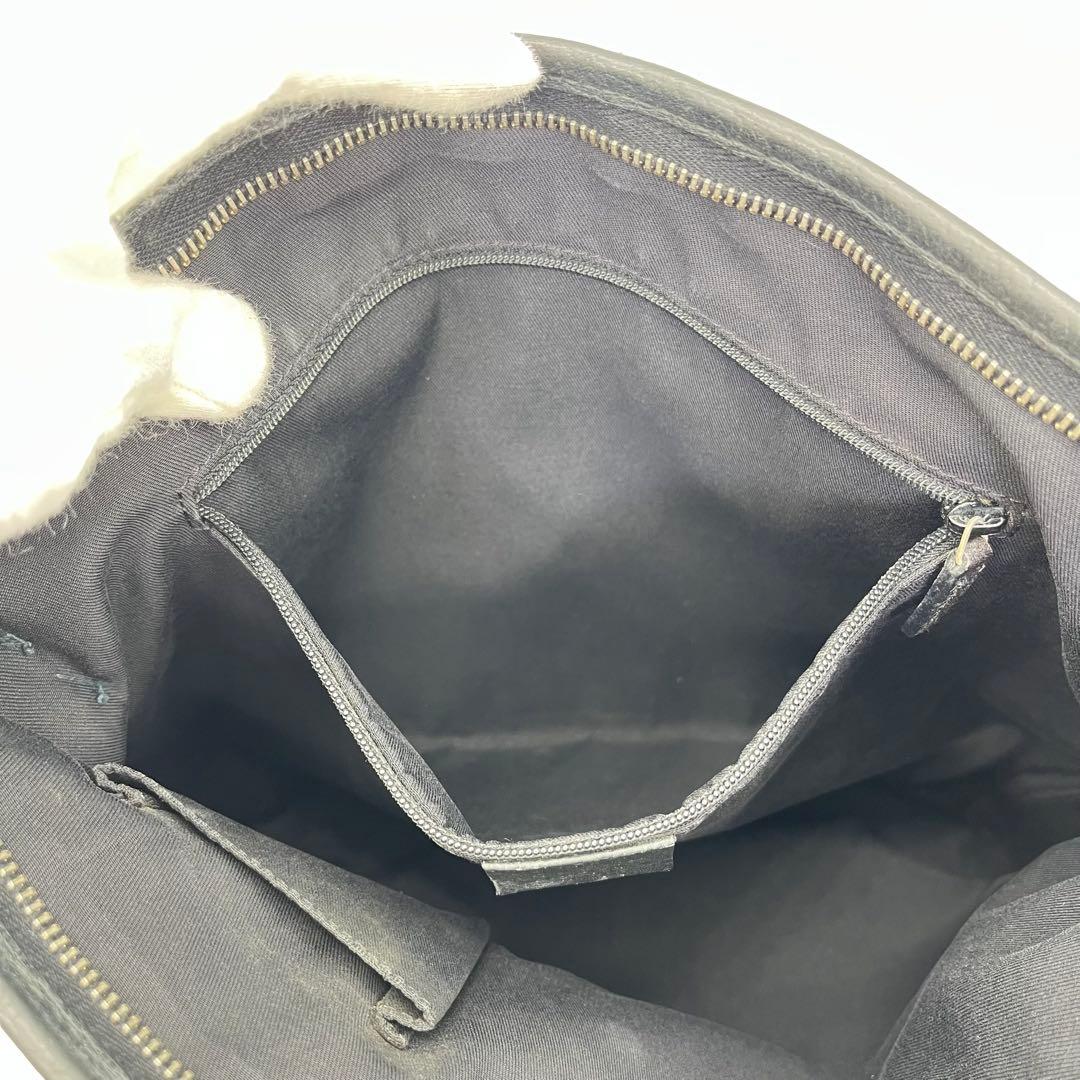 GUCCI ショルダーバッグ サコッシュ GGキャンバス アビーライン ブラック