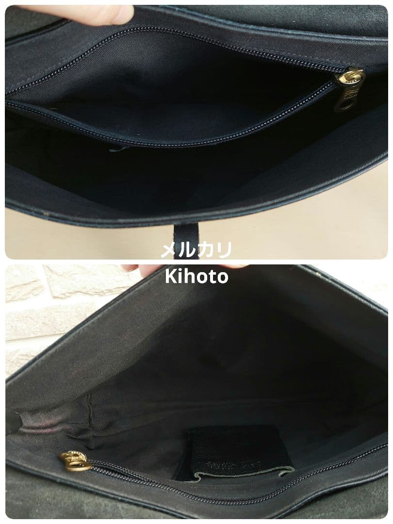 イルビゾンテ ILBISONTE ショルダー 黒 スクエア