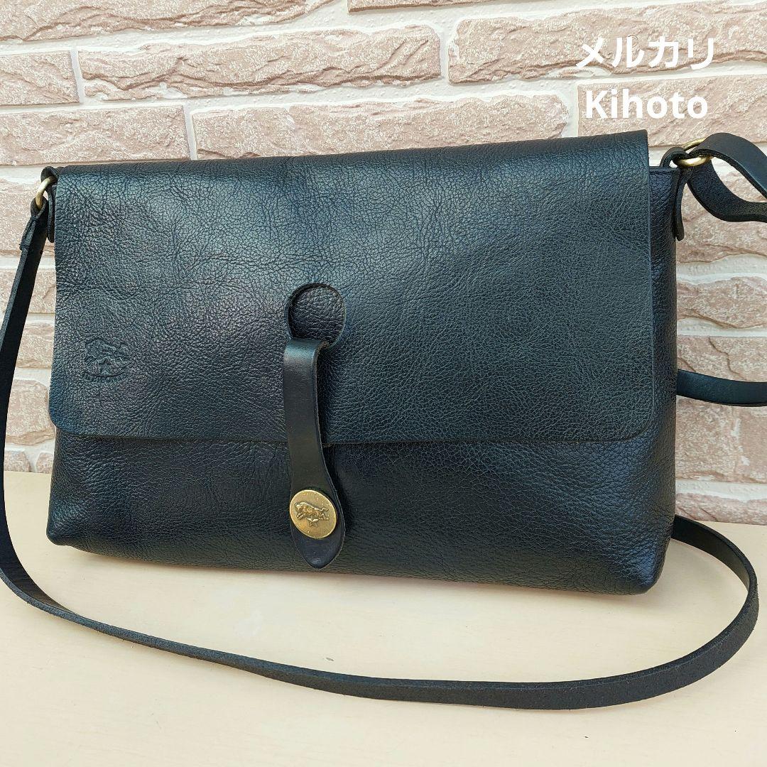 イルビゾンテ ILBISONTE ショルダー 黒 スクエア