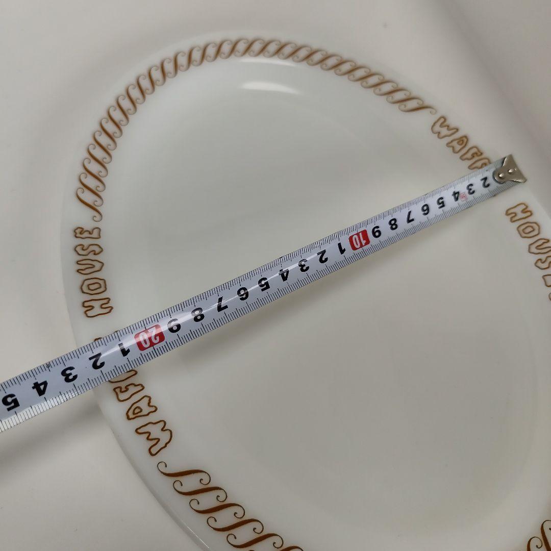 希少　オールドパイレックス　Waffle House オーバルプレート　皿
