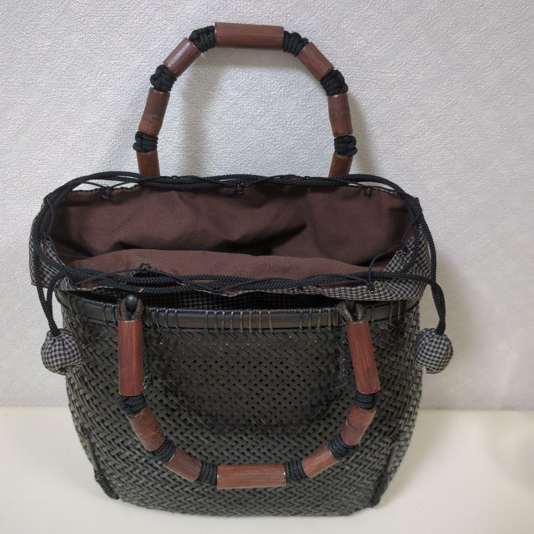 竹巧彩　竹かごバッグ